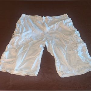 Mens white carbon w36 shorts